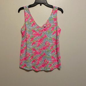 Lilly Pulitzer GIGI LOBSTER lobster lobsta ROLL TANK